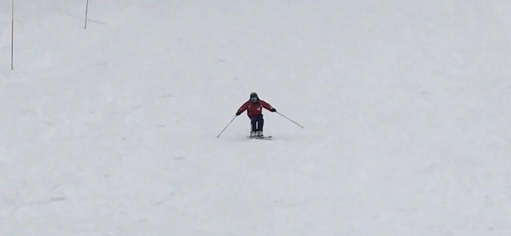 スキー検定　1級　小回り　上体