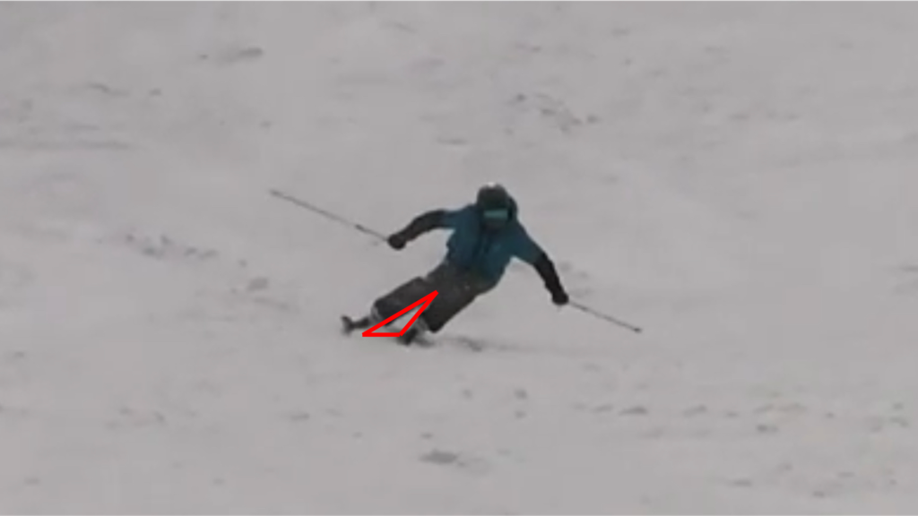 スキー　シェーレン　X脚