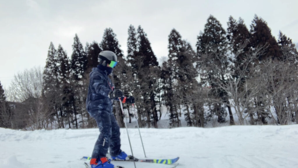 スキーの基本姿勢